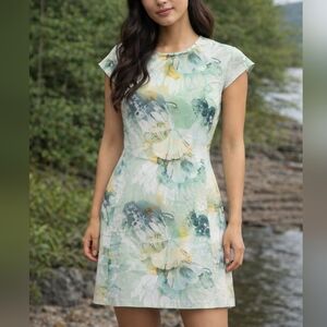 HELLY HANSON FLORAL DRESS SIZE X SMALL